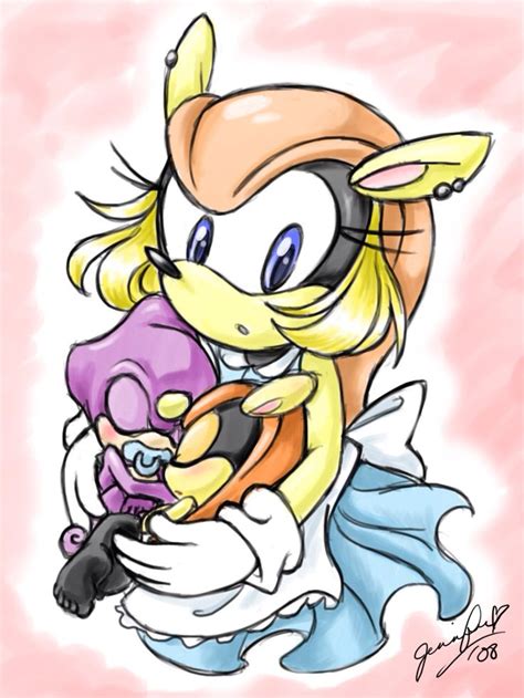 Mighty And Espio Babysitter Chibi Sonic Pictures Espio The Chameleon