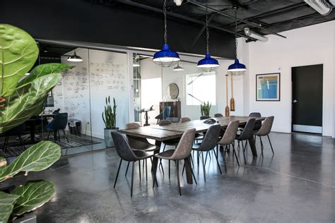 Industrial Style Pendant Lighting Adds Splash To New Office