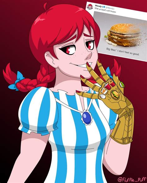 I Love The Wendys Twitter By Flufflepuff Smug Wendys Know Your Meme