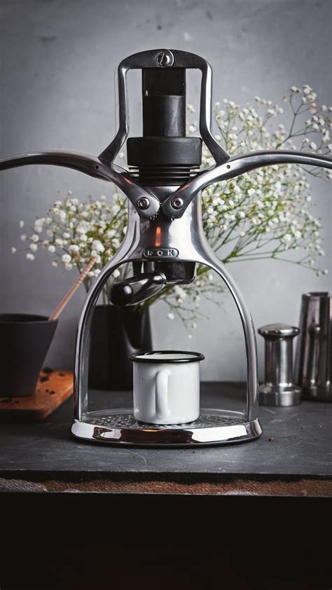 Rok Home Espresso Maker Silver Ponticelli Coffee