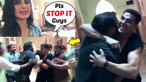 Akshay Kumar Fight With Rohit Shetty On Sooryavanshi Shooting In Front Of Katrina Kaif Youtube