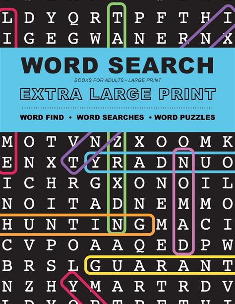 Word Search Books For Adults