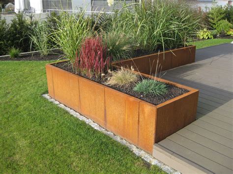 10 cortenstahl garten preis garten cortenstahl garten hochbeet. Ideen für Cortenstahl im Garten - mehr Rost, bitte!
