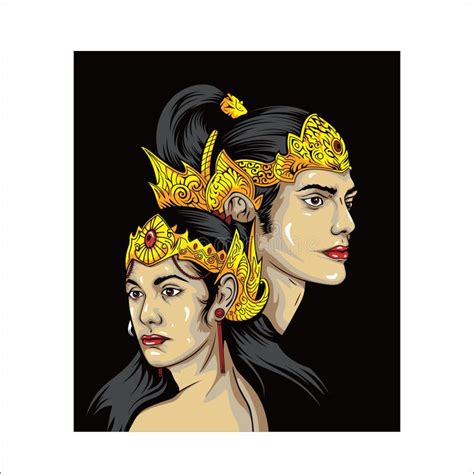 culture from javanese indonesian vector design stock vector illustration of bali indonesian