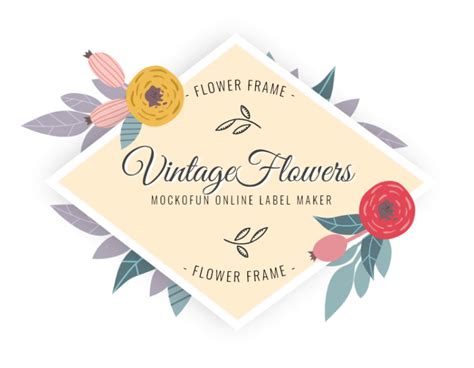 Floral Label Templates Free Printable