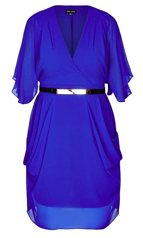 City Chic Colour Wrap Dress Womens Plus Size Fashion Plus Size Dresses Plus Size Fashion