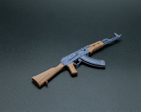 Mini Ak 47 3d Printed Miniature Ak 47 Replica Etsy