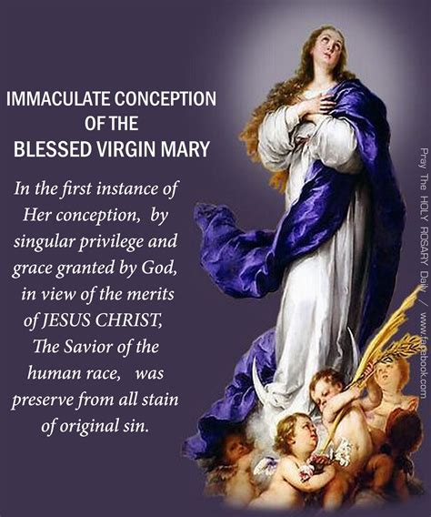 Immaculate Conception Prayer Card Ph