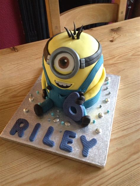 By pirikos this is a very special cake made for our son's third birthday on it's also our second anniversary doing cakes. Doherty& Doherty cake design . Minion | Minions, Cakes for boys, Cake design