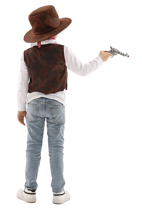 Kids Texan Cowboy Costume Child Wild Western Boys Book Week Halloween