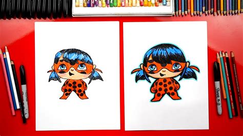 How To Draw Ladybug From Miraculous Ladybug Art For Kids Hub