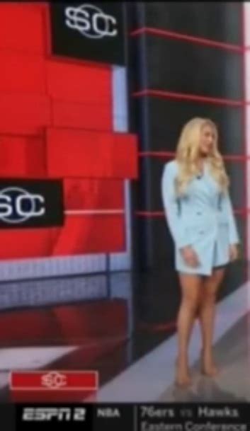 Photo Ashley Brewer Refuses To Wear Pants On Sportscenter And Its