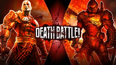 Kratos Vs Doom Slayer God Of War Vs Doom “at Gods Gate” Rdeathbattlematchups