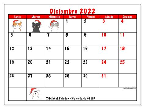Calendario Diciembre De 2022 Para Imprimir 504ld Michel Zbinden Es