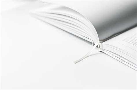 Hd Wallpaper White Book Marker On Book Page White Open Book Page