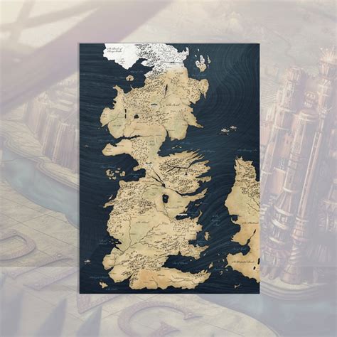 Poster Game Of Thrones 30x40 Mapa Westeros No Elo7 Auvi Pop F5ef0d