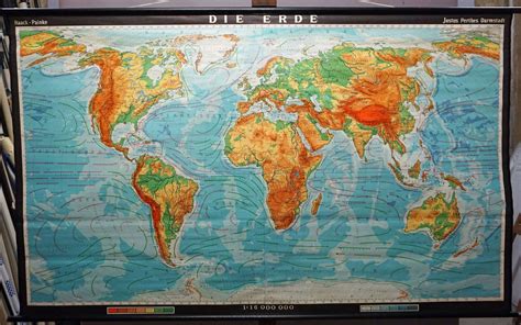 World Map Earth Rollable Poster Wall Chart Print Etsy Poster Prints