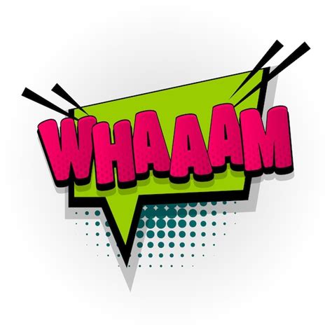 Premium Vector Wham Sound Comic Book Text Effects Template Comics