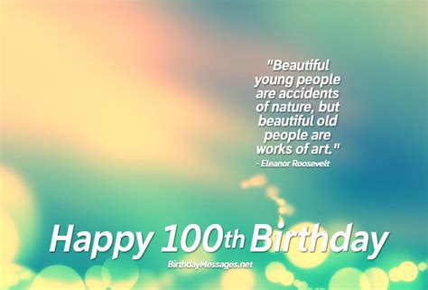 100th Birthday Wishesbirthday Messages For 100 Year Olds Birthday Images