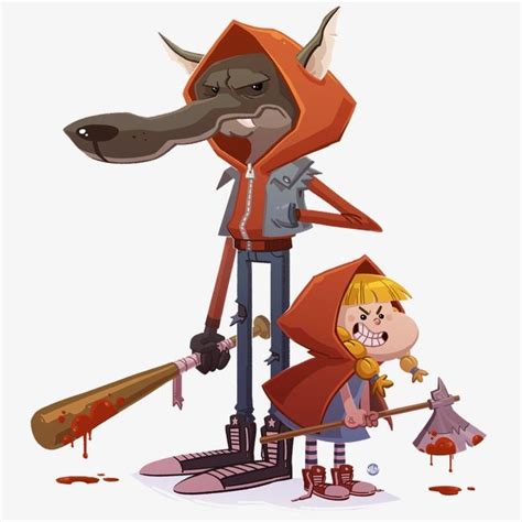Little Red Riding Hood Villain | Little red riding hood, Red riding hood, Character illustration