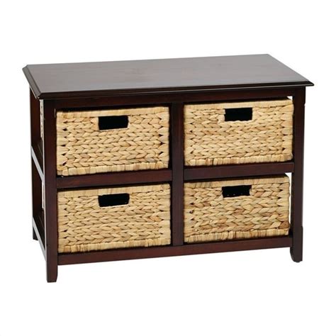 See more ideas about drawer storage unit, bedroom drawers, modern chest of drawers. Four Drawer Storage Unit in Espresso - SBK4515A-ES