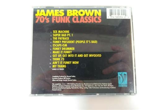 James Brown 70s Funk Classics Cd Ebay