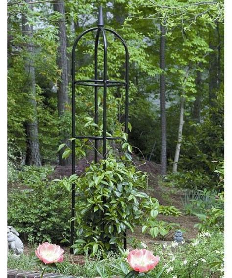Plant supports and accessories (33 items found). Garden Obelisk Trellis Metal Climbing Plants Flower Vines Yard Support Round New | eBay