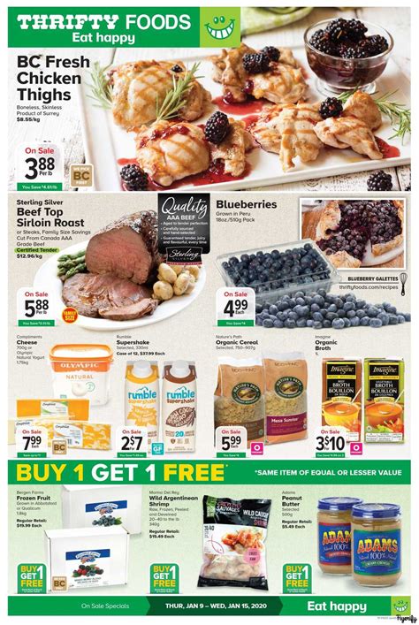 Thrifty Foods Flyer January 9 To 15 Canada