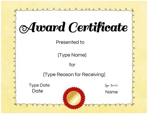 custom certificates  kids customize