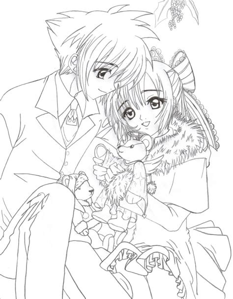 Boy And Girl Kissing Coloring Pages At Getdrawings Free