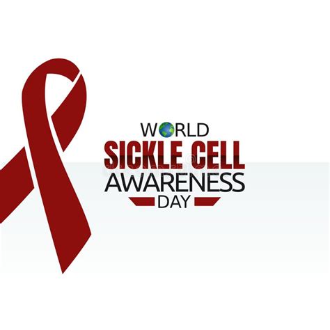 Vector Graphic Of World Sickle Cell Awareness Day Good For World Sickle