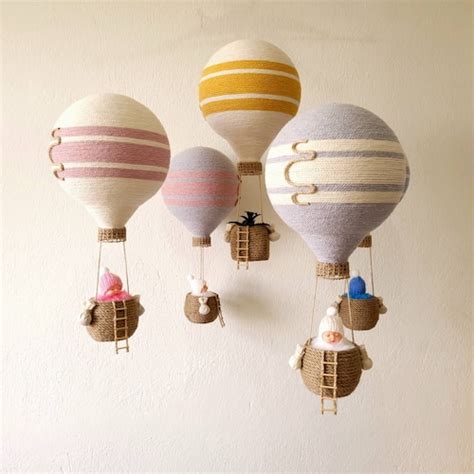 Hot Air Balloon Nursery Decor Nursery Light Hanging And Etsy