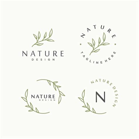 Premium Vector Nature Leaf Vector Logo Design Template