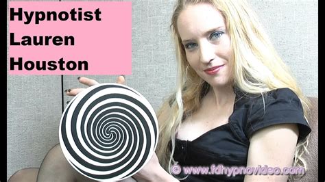 Female Hypnotist Lauren Houston Hypnosis Youtube