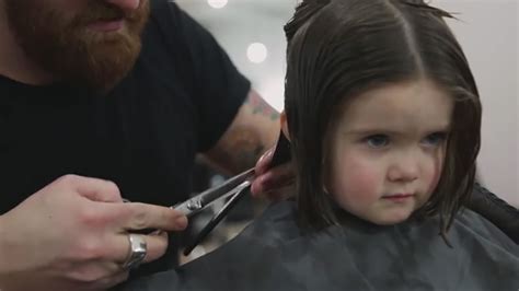 Viral Video 3 Year Old Girl Donates Hair To Cancer Patients Abc7 San