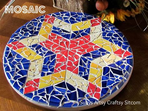 Feature Friday Creating Mosaics The Easy Way Suzy S Artsy Craftsy Sitcom Mosaic Projects