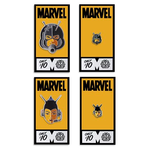 The Blot Says Ant Man And The Wasp Marvel Portrait Enamel Pins By