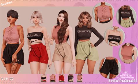 Pack Clothing By Lynxsimz Patreon Nsfw Packs Collections