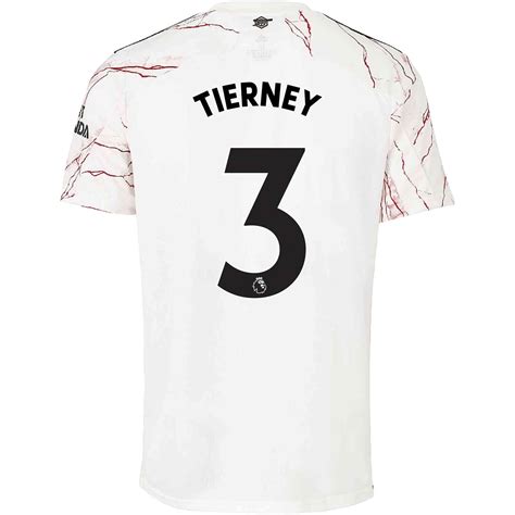 This jersey is designed with a signature logo and is complete with adidas branding. 2020/21 adidas Kieran Tierney Arsenal Away Jersey - SoccerPro