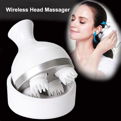 Waterproof Electric Head Massage Wireless Scalp Massager Prevent Hair