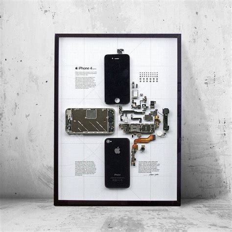 Miniature Exhibition Design Dismantled Cell Phones As Artwork Core77
