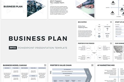 Download the following free business invoice templates — designed for organizations of any size — to provide your clients with invoices for the products or services they purchase. Business Plan PowerPoint Template ~ PowerPoint Templates ...