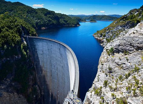 Gordon River Dam By Chris Randall Redbubble