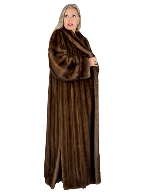 Womans Plus Size Demi Buff Female Mink Fur Coat Xl Estate Furs