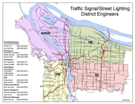Portland Oregon Traffic Map Metro Map