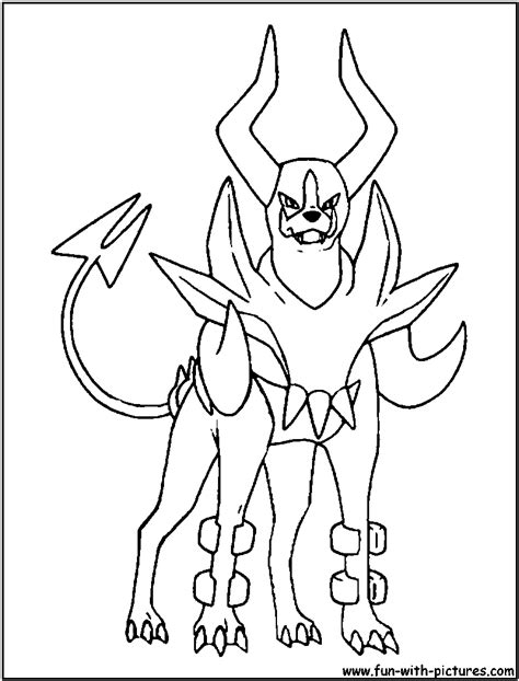 The color is a characteristic that can be easily recognized by sight; Pyroar Coloring Pages at GetColorings.com | Free printable ...