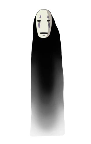 Kaonashi Lit Faceless Is A Spirit In The Japanese Animated Film