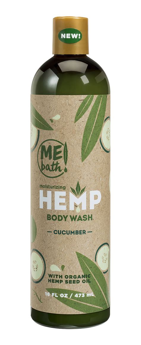 Me Bath Moisturizing Hemp Body Wash Cucumber Scent 16 Fl Oz