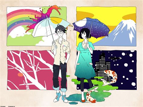 Fondos De Pantalla Ilustración Anime Collage Dibujos Animados