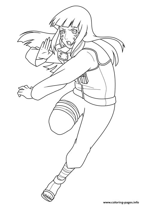 Hinata Coloring Pages Free Coloring Pages